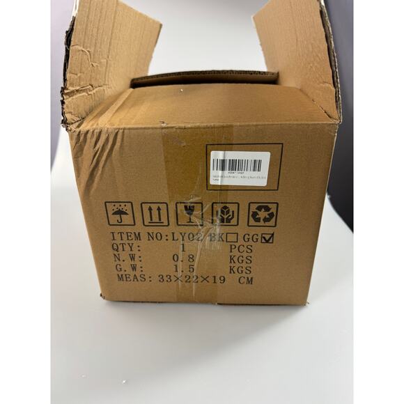 Saduenfr Glass Farmhouse Style Pendant Hanging Light Fixture Brushed Gold - Picture 6 of 7